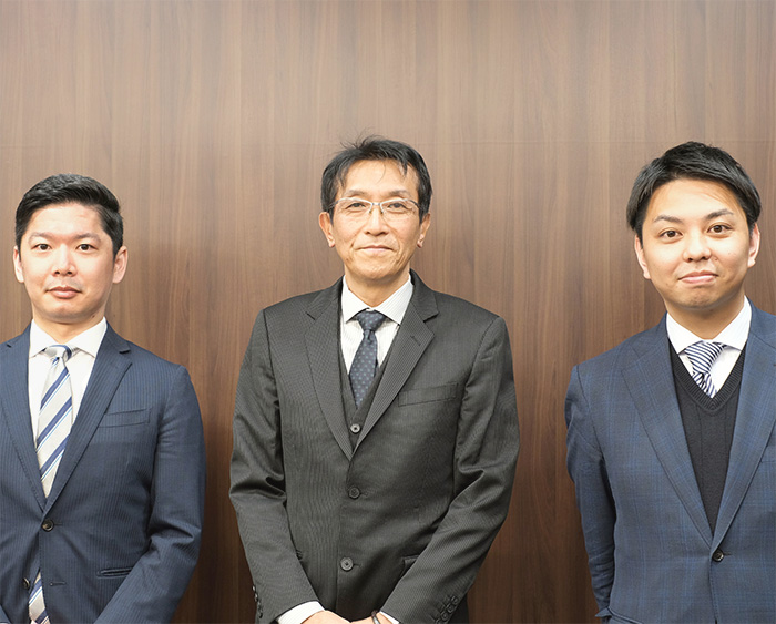 奥山博之氏とストライクの市村、石崎