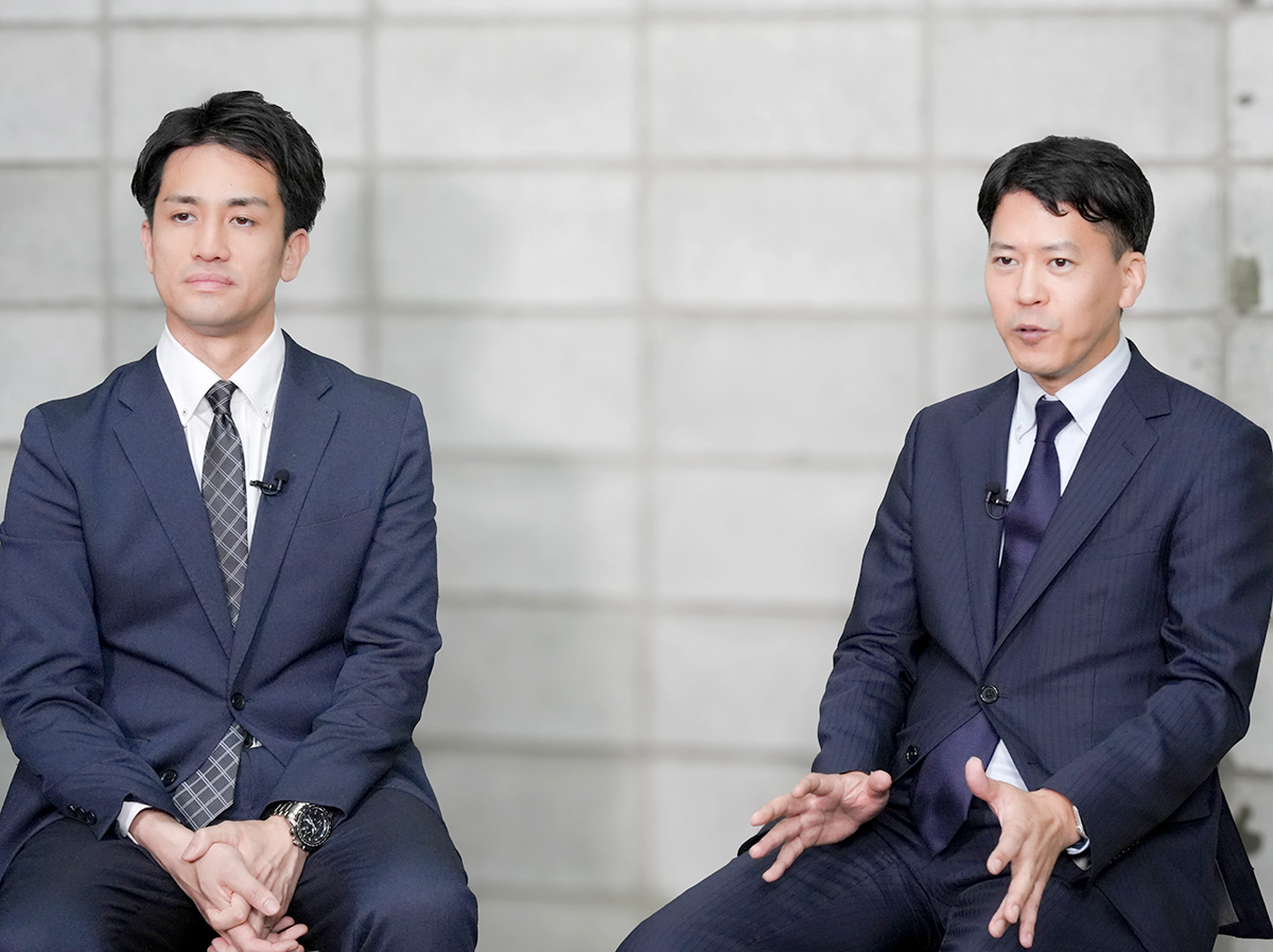 株式会社YMFGキャピタル 取締役 藤本 孝 氏、株式会社YMFGキャピタル シニアマネージャー 光永 勇貴 氏