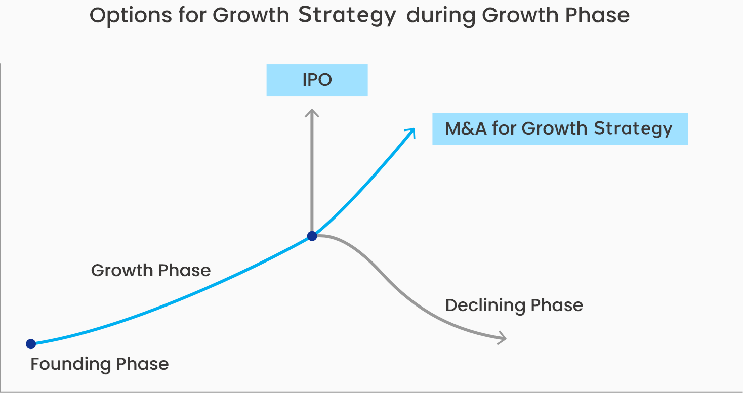 Options for Growth Acceleration during Growth Phase