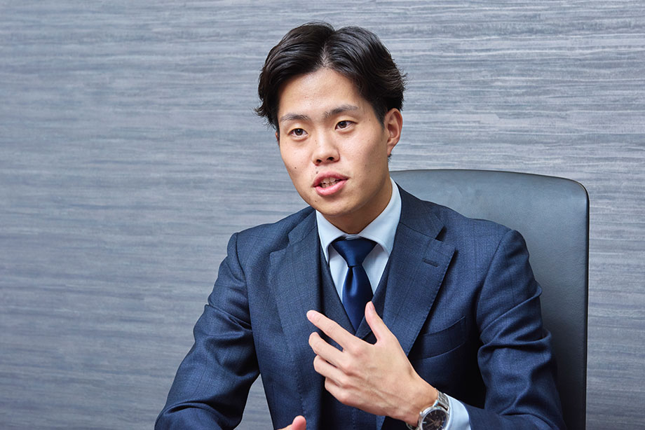 向井彪流のインタビュー風景