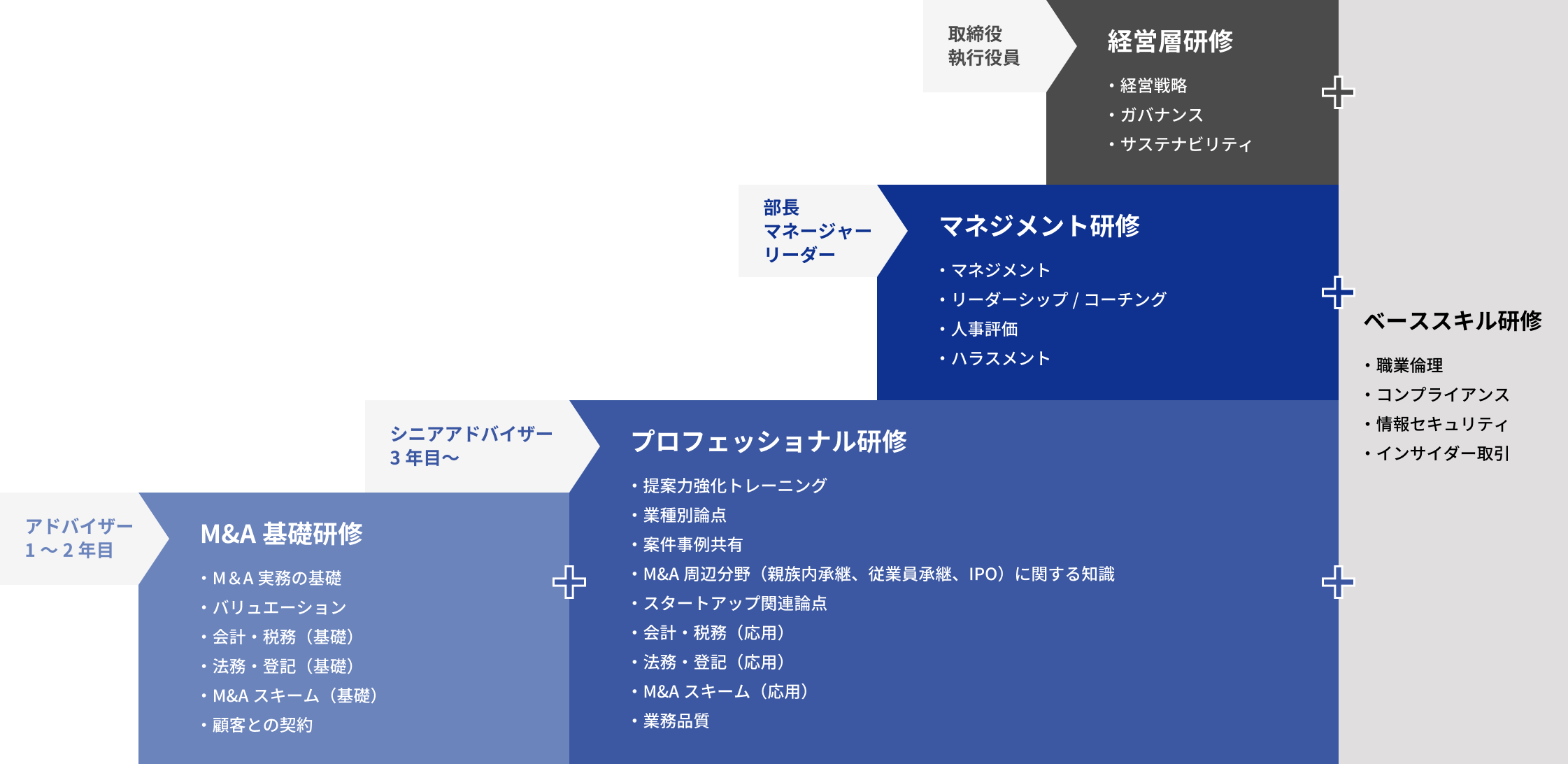 研修プログラム例の図